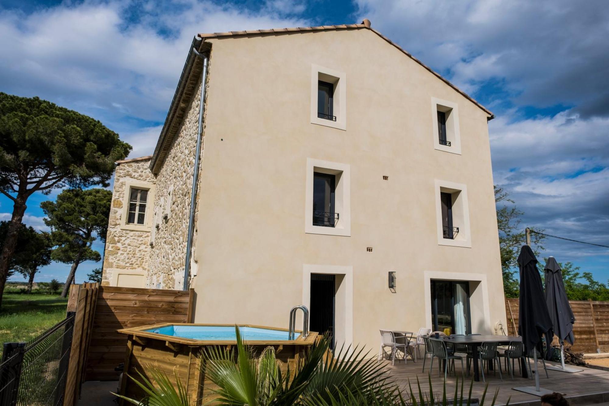 Domaine De Merins, 10 Couchages Avec Piscine, Face A La Riviere, A 4Km De La Plage Fleury  Εξωτερικό φωτογραφία